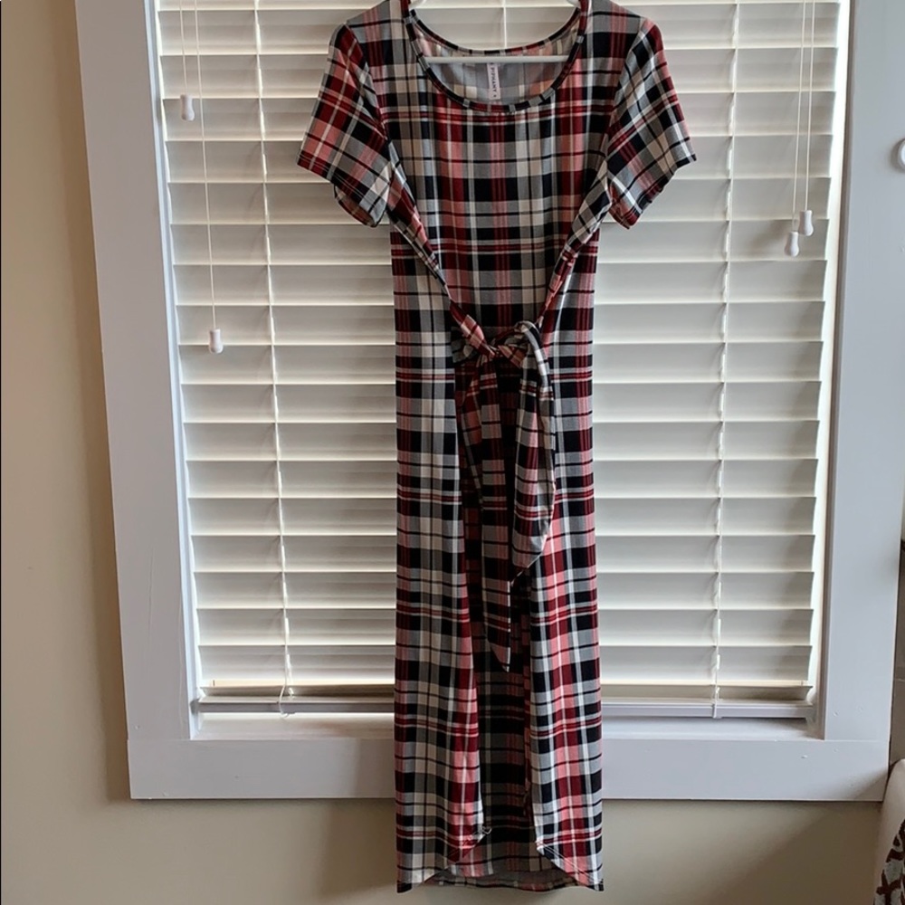 Plaid dress